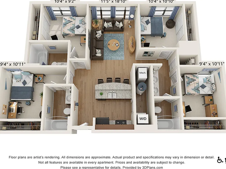 4 Bedroom 3 Bathroom B 4 Bedroom 3 Bathroom B