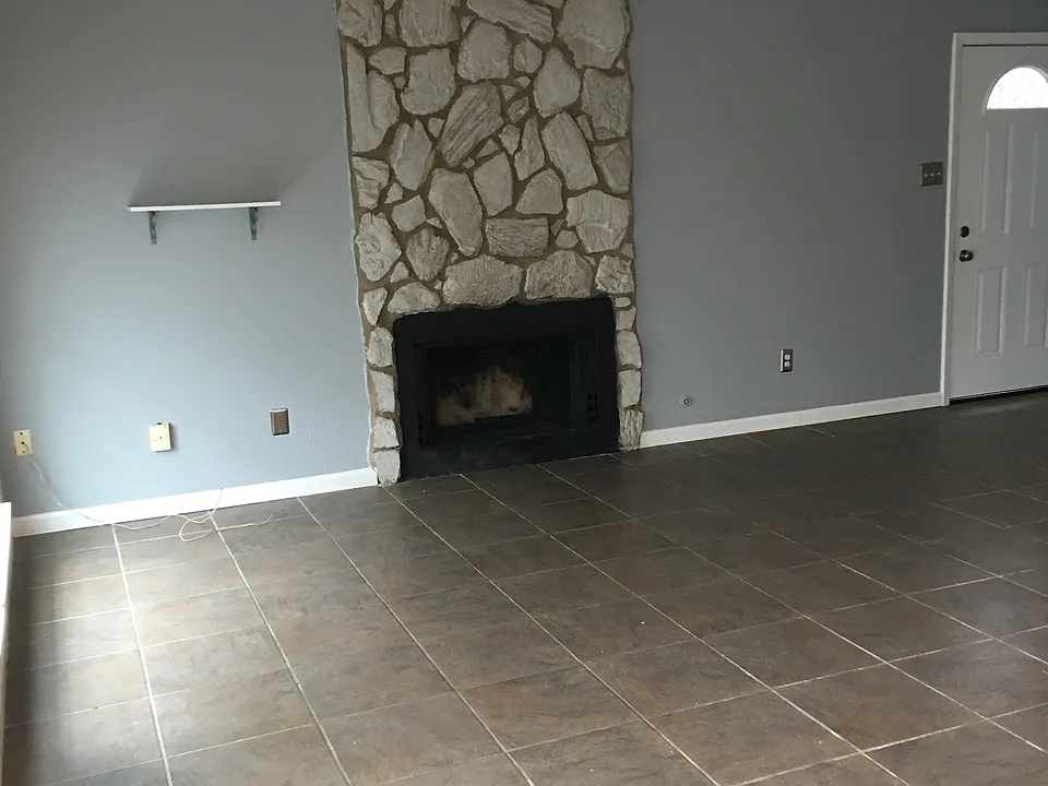 Livingroom and fireplace