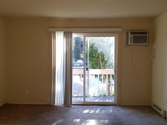 living room with private patio