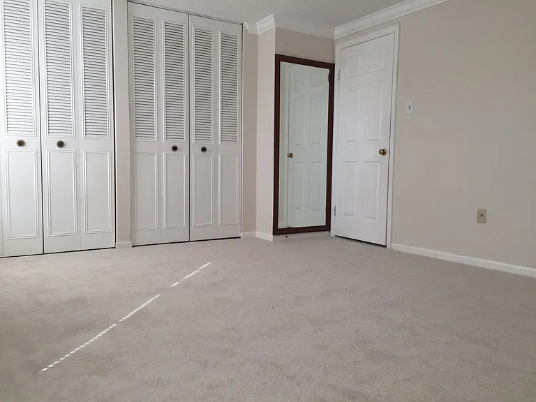 Master bedroom entrance door (white) from inside