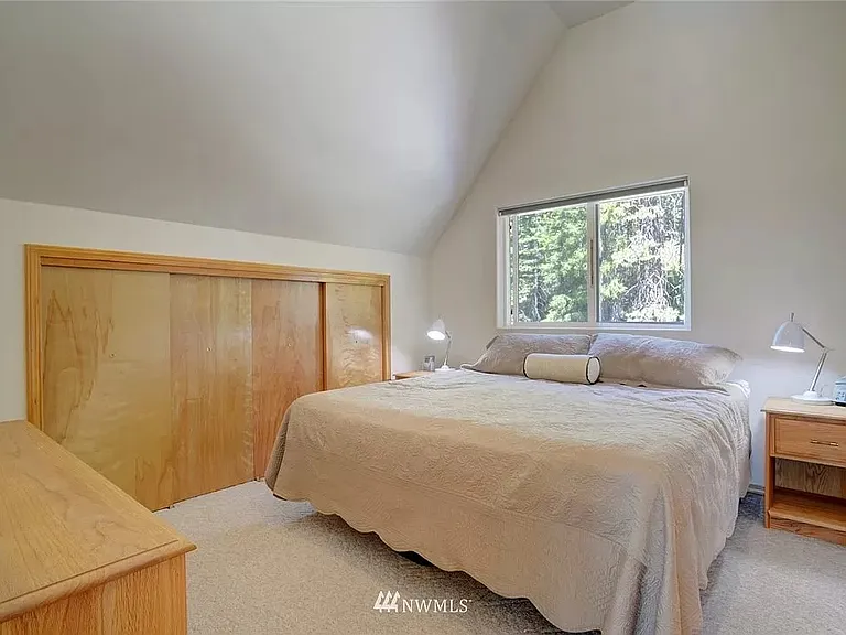 Master suite with King bed and ample closet and dresser storage