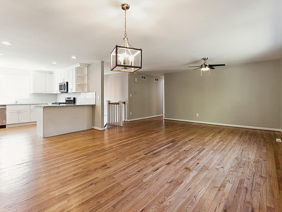 Gleaming hardwood floors throughout this level
