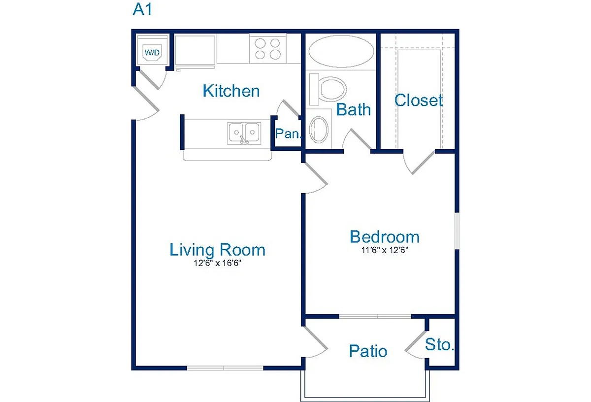Floor plan A1
