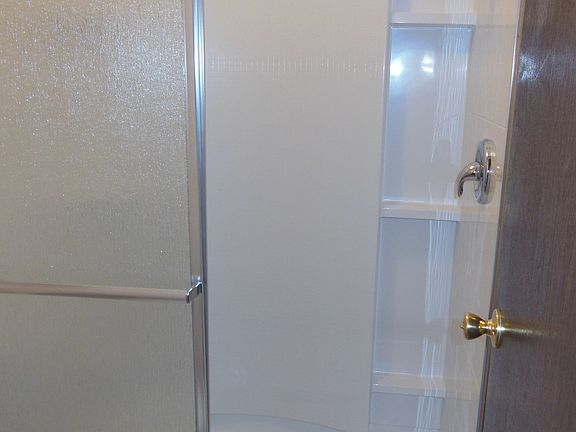 Brand new shower and door.