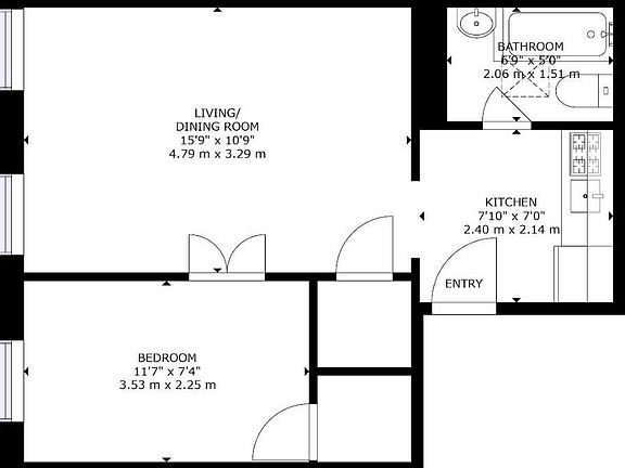 2nd image of 403 W 44th St #4C