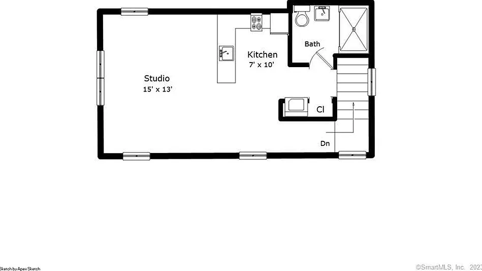 Studio, 1.0 bath, 487 sqft, $2,200 — Photo 2