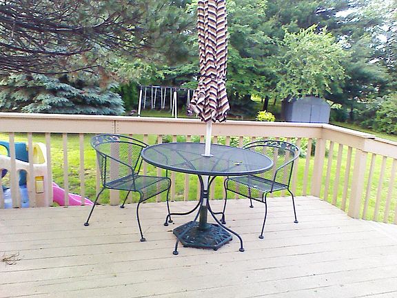 Large deck, just restored