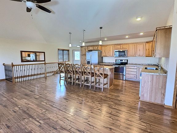 main floor living and vaulted ceilings