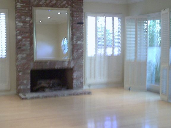 living room with fireplace