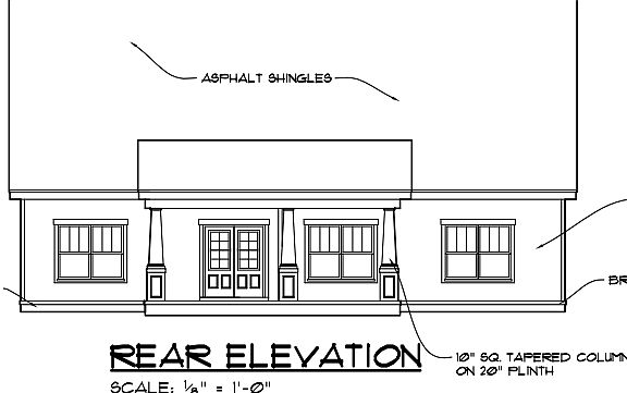 Rear Elevation