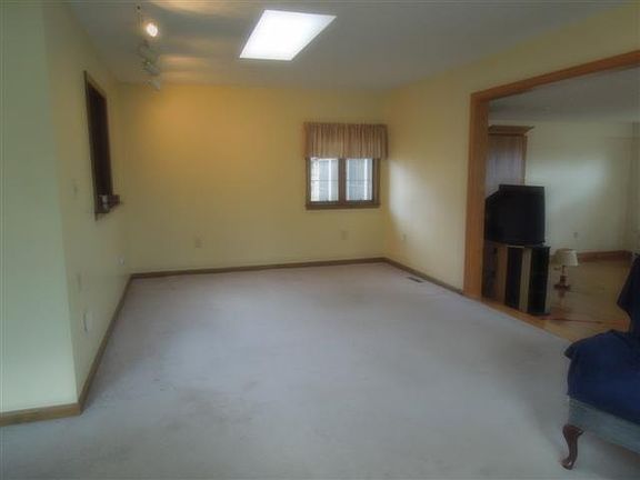 Dining area with sky lights