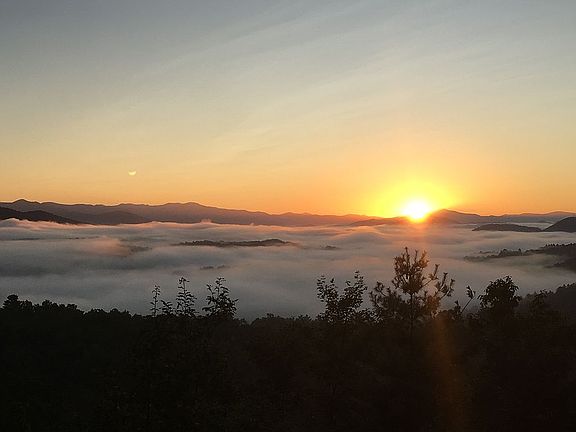 Sunrise from the deck