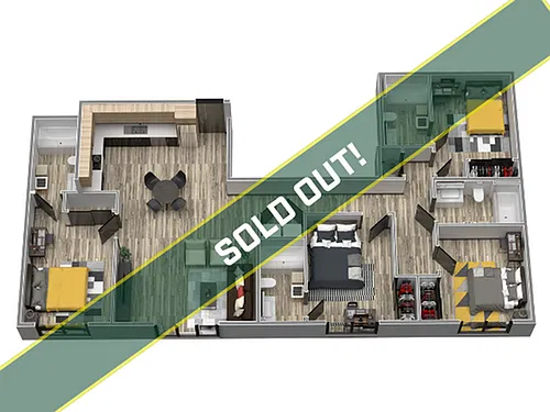 Floor plan 4X4
