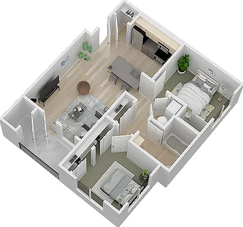 Two Bedroom Two Bedroom
