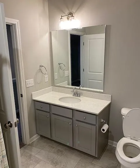 Upstairs bathroom for upstairs bedroom #3