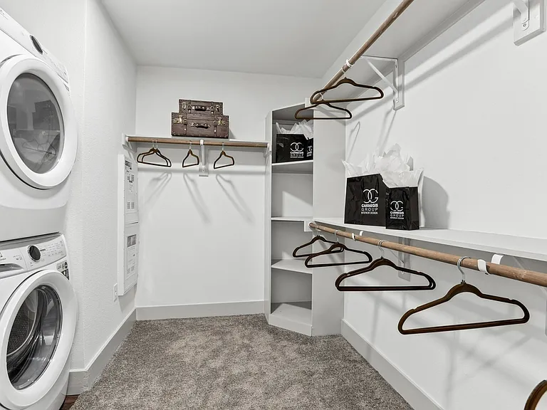 Enjoy the convenience of in-home laundry.