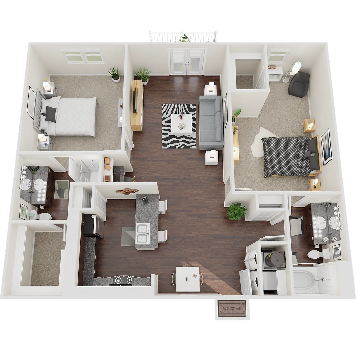 Floor plan B1