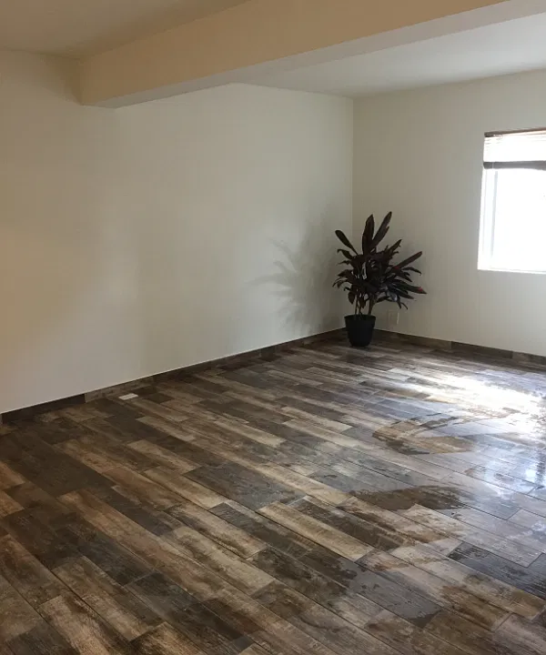 Luxury plank flooring