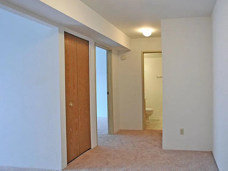 Interior hallway at Charter Oak Apartments, Davison, Michigan