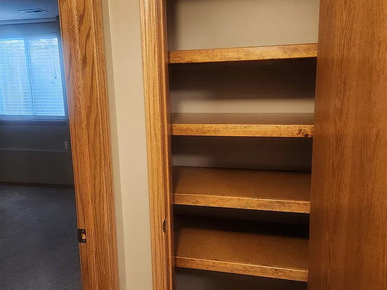 linen closet on main floor