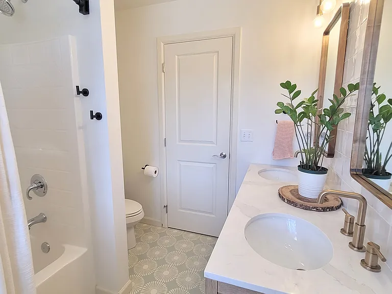 Jack and Jill bathroom