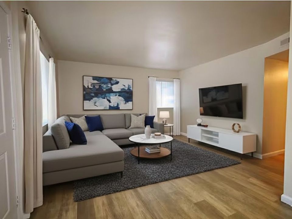 Living room- staged