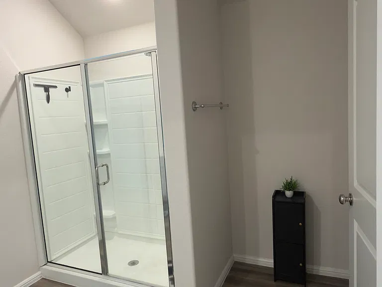 Master shower