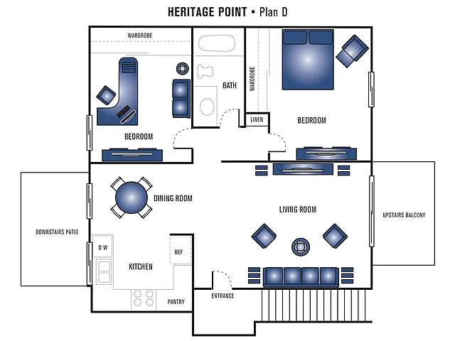 Floor plan Plan D