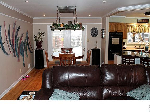 Spacious dining area