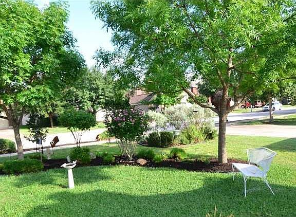 Beautifully landscaped front
