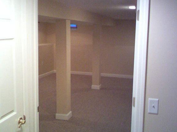 newly remodeled basement