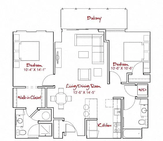 Floor plan B1