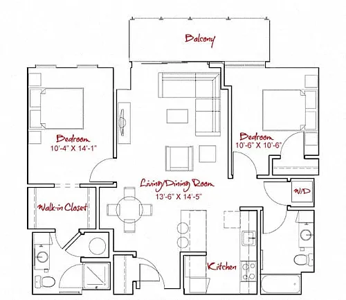 Floor plan B1