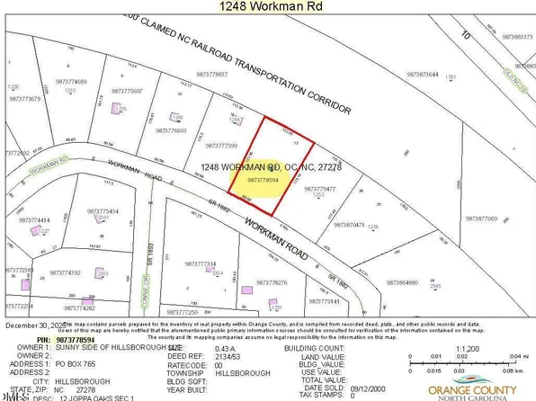 1248 Workman Rd Unit 12, Hillsborough, NC 27278