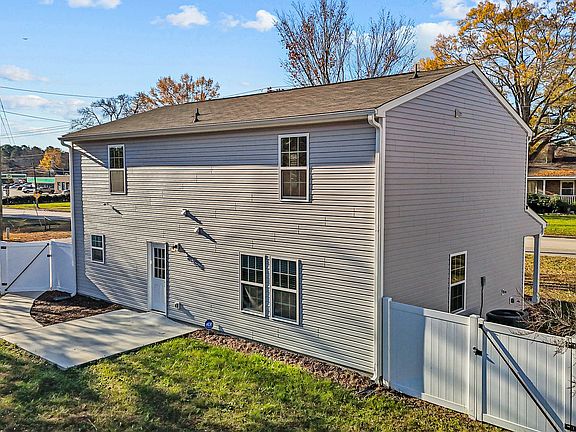 View of backyard