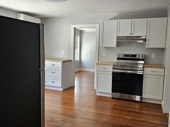 Stainless steel appliances.