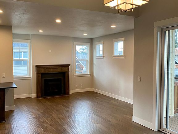 View of common living/dining area from hallway
