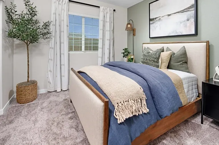 Bedroom -1 Model Home Rendering