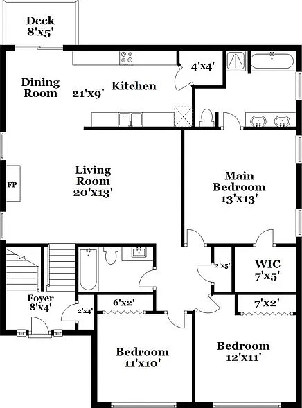 4 bed, 3.0 bath, 2448 sqft, $3,550 — Photo 2