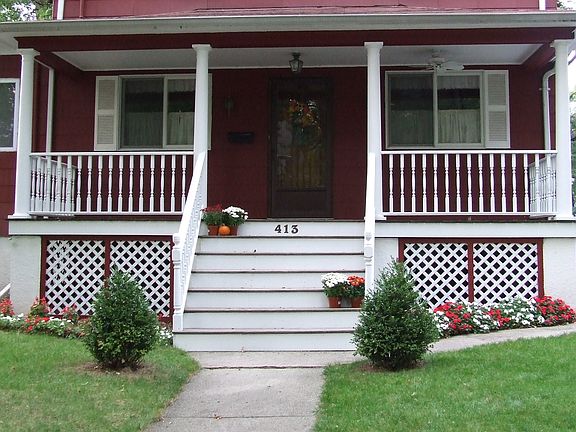 Large Front Porch with Fan