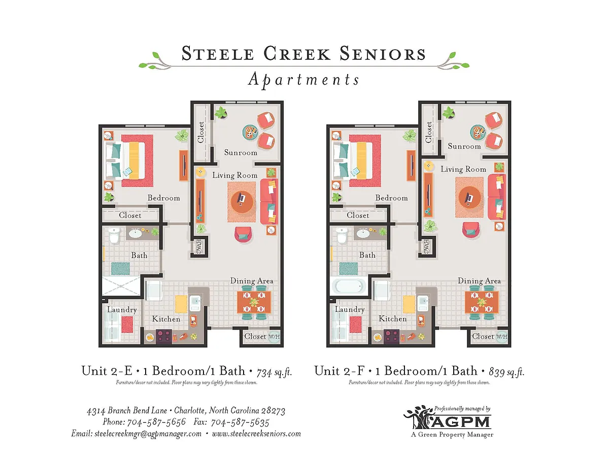 Floor plan 1X1 - C