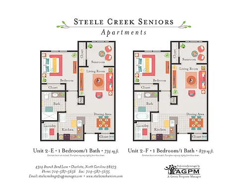 Floor plan 1X1 - C