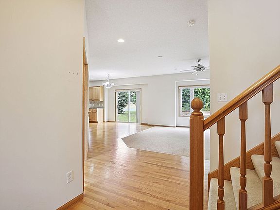 Front door living room view