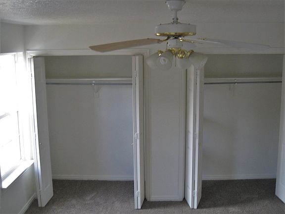 Master bedroom closets