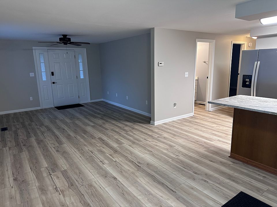 Large living room and dining area/open concept