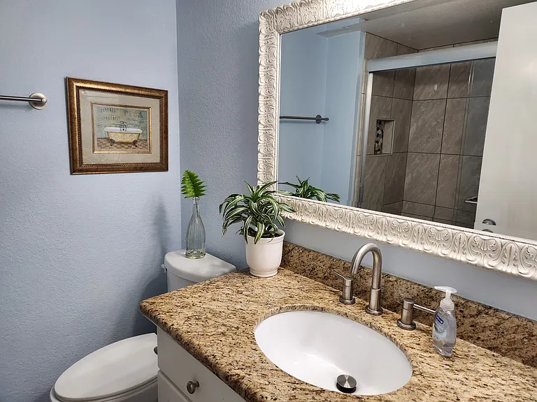 in-suite bathrooms with large showers