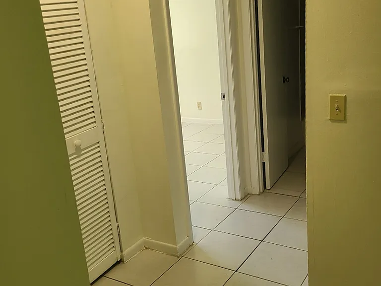 Bedrooms, bathroom and storage closet.