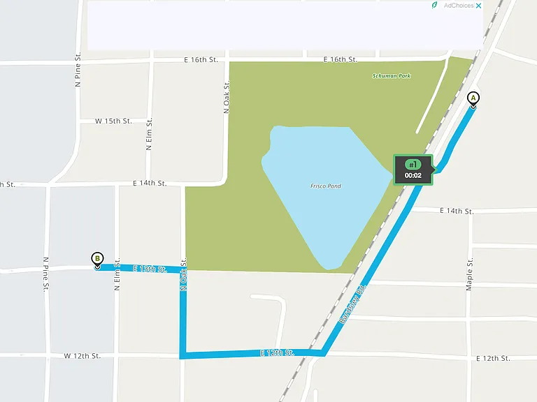 Map to S&T campus - 
Walking time: approx. 10 miutes
Drive time: approx. 5 minutes