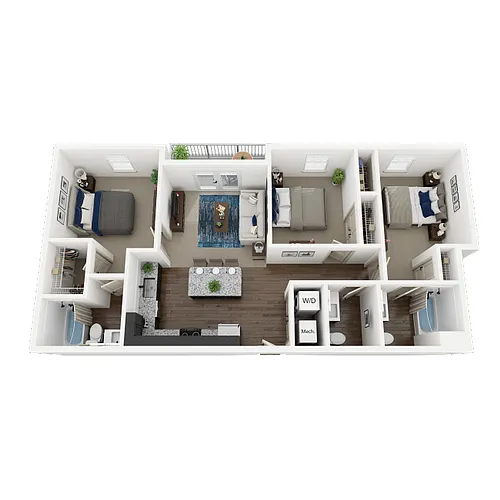 Floor plan 3B