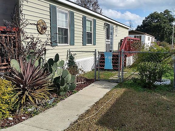 South side of house